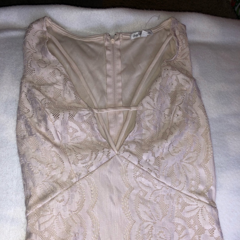 Nude Charlotte Russe Dress